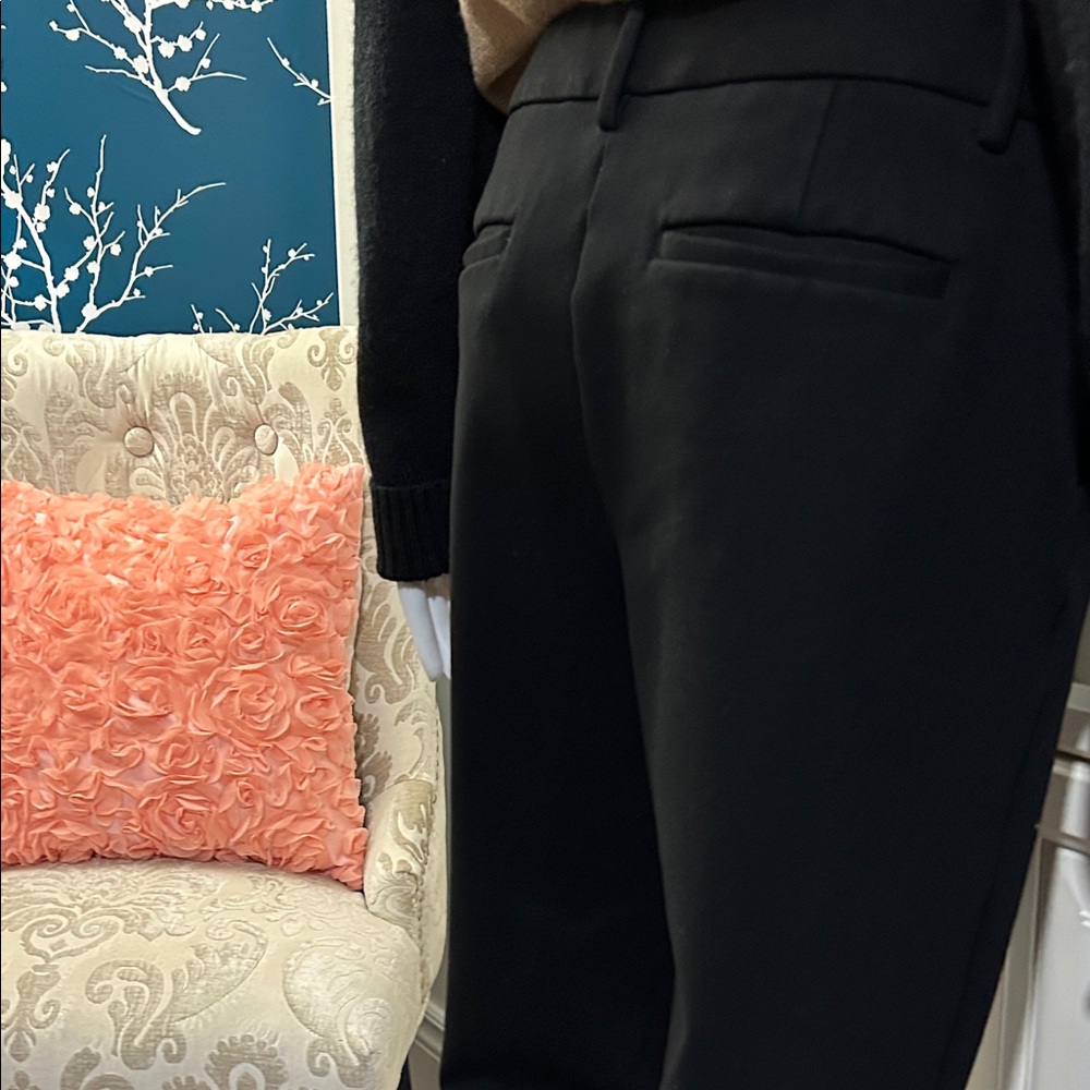 Joe Fresh Classic Black Straight Leg Trousers - Picture 11 of 16